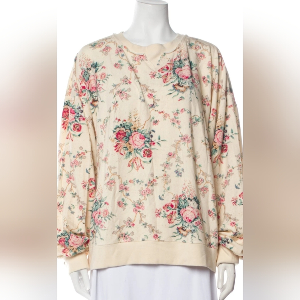 Selkie Floral Sweatshirt, Size 1X